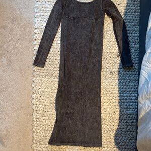 Elegant Black Long Sleeve Dress